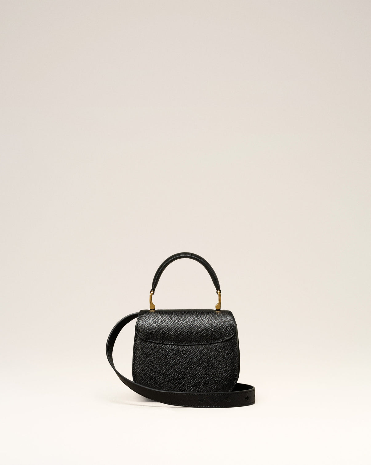 Black Leather Paris Paris Nano Bag