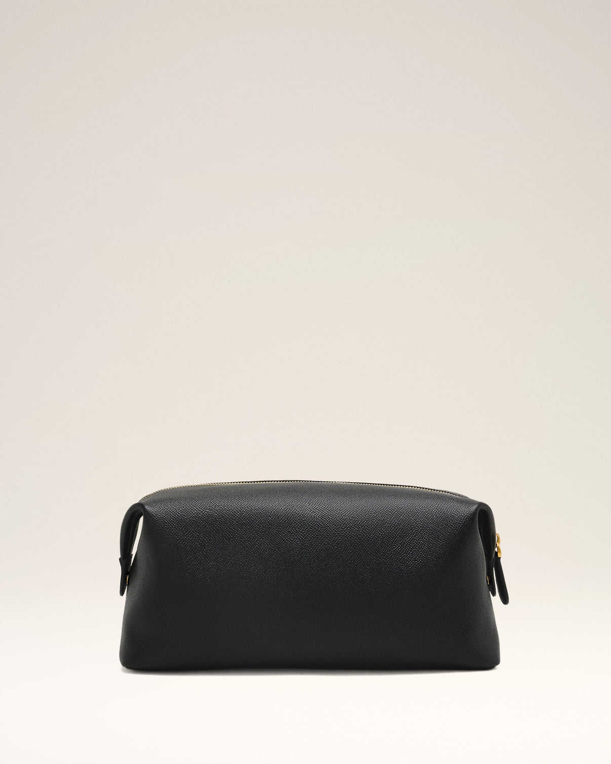 Black Leather Paris Paris Toiletry Pouch
