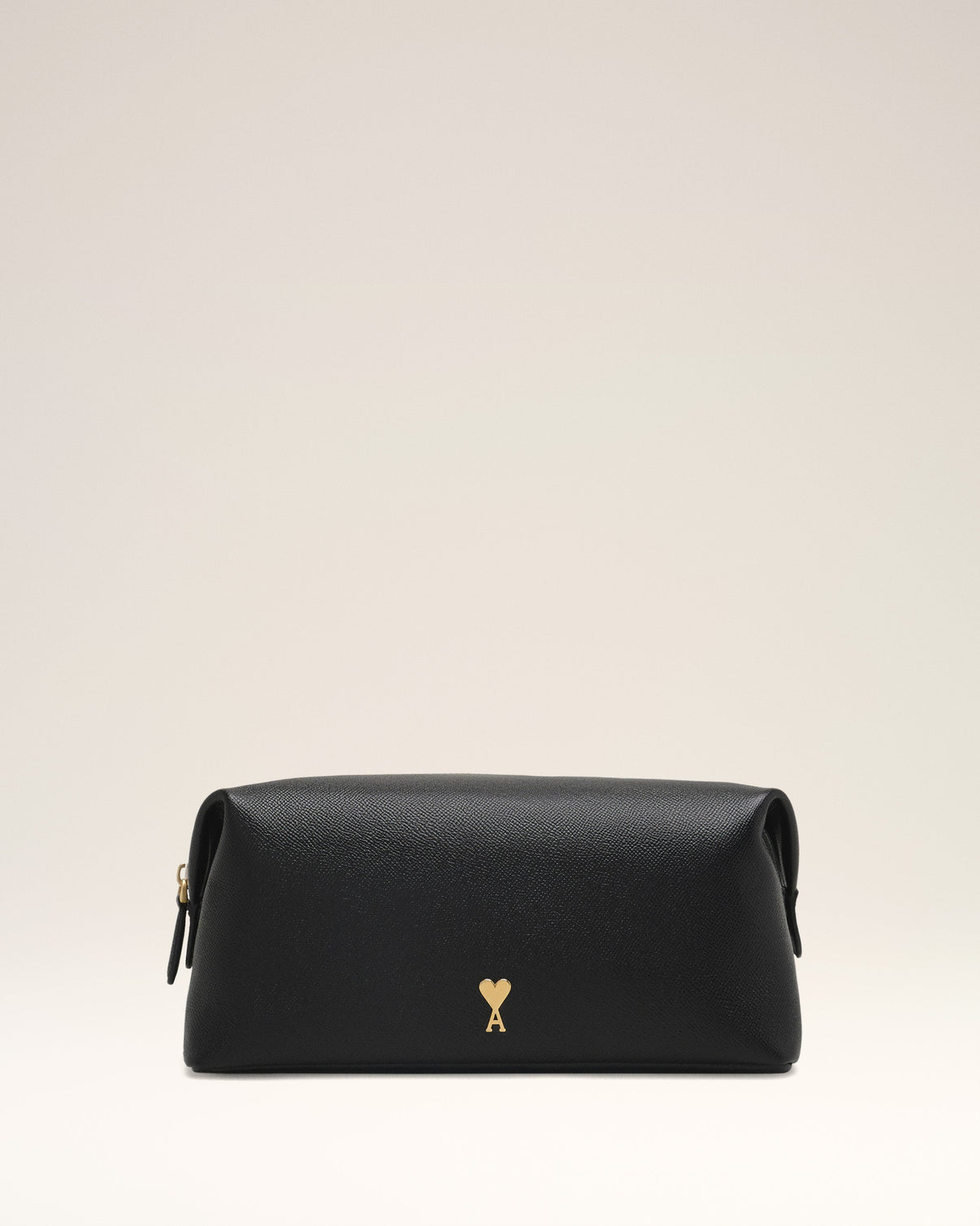 Black Leather Paris Paris Toiletry Pouch