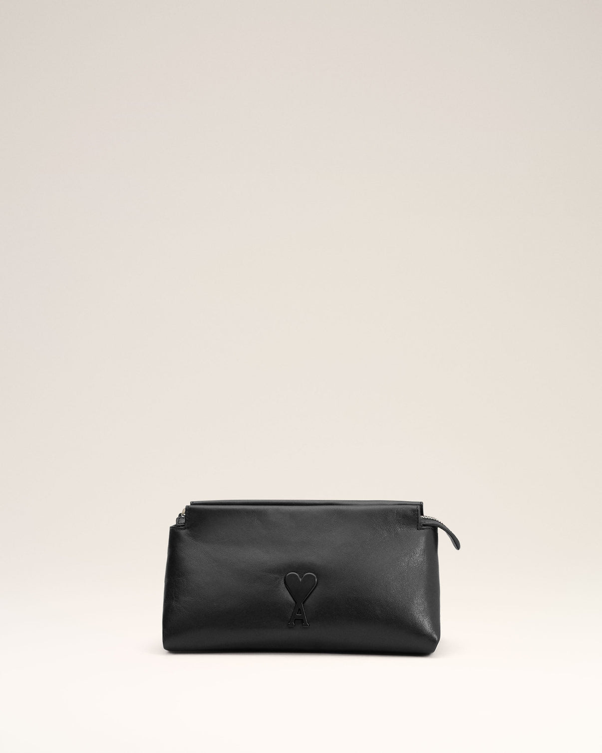 Black Leather Voulez-Vous Pouch