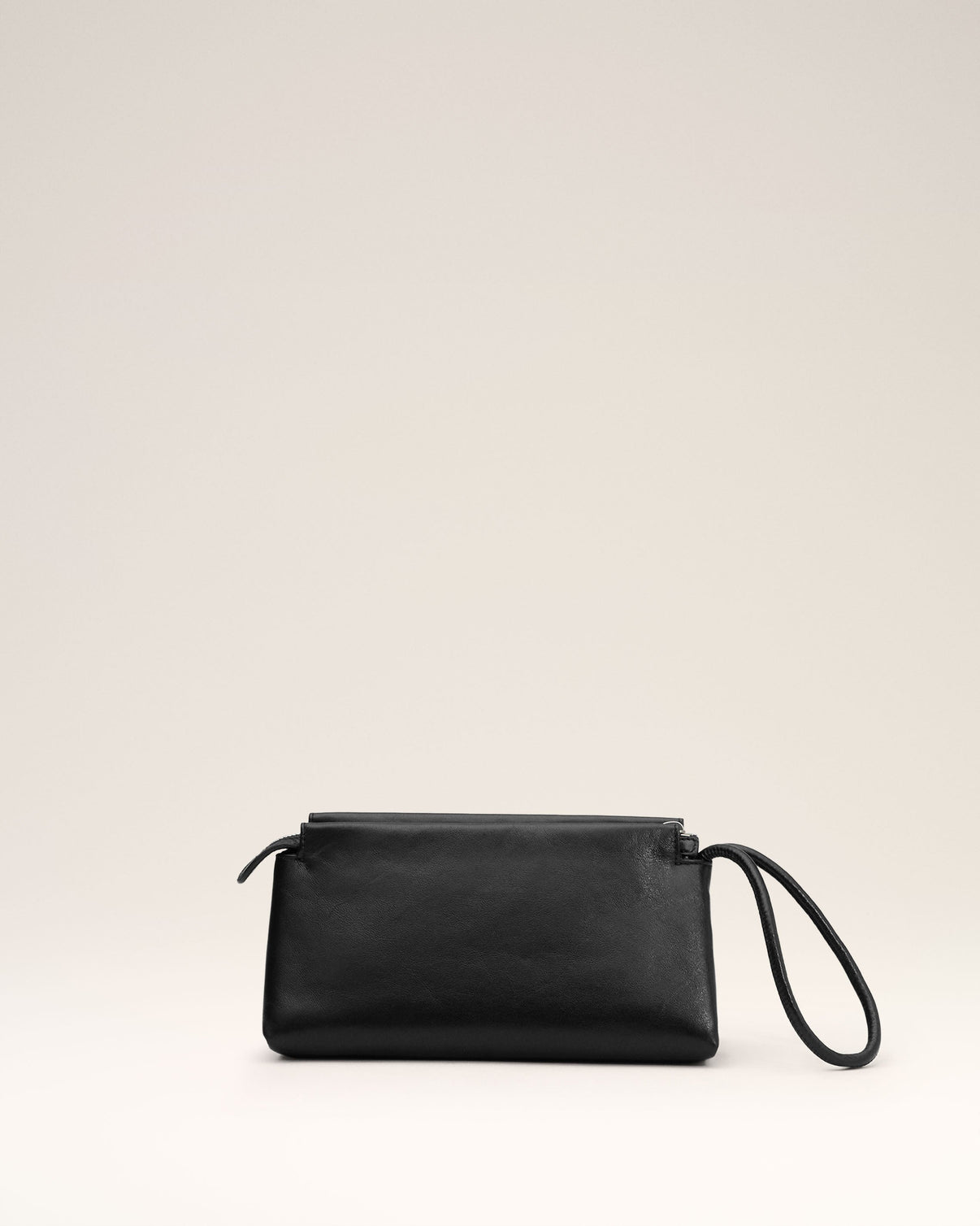 Black Leather Voulez-Vous Pouch