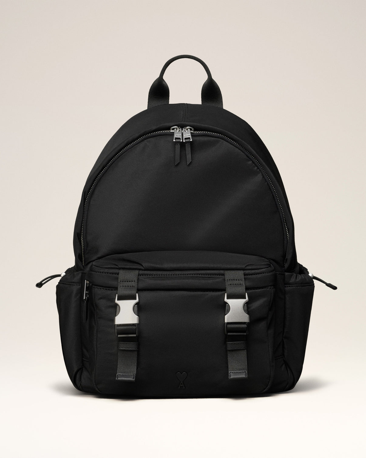 Black Nylon Backpack