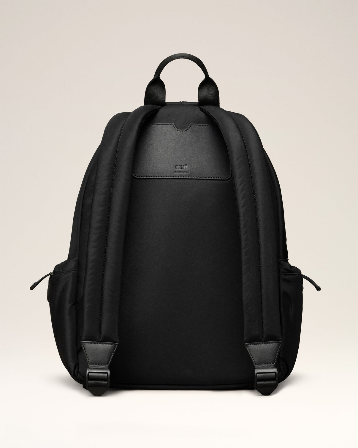 Black Nylon Backpack