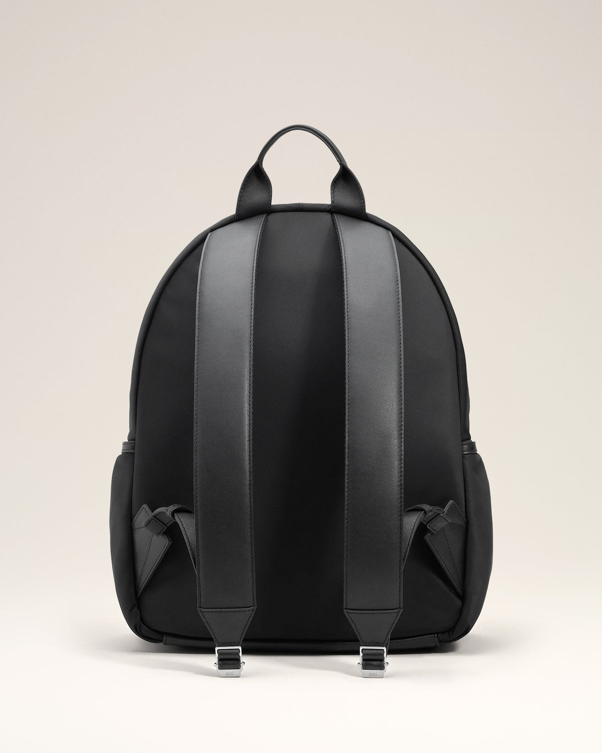 Black Nylon Canvas Marcel Backpack