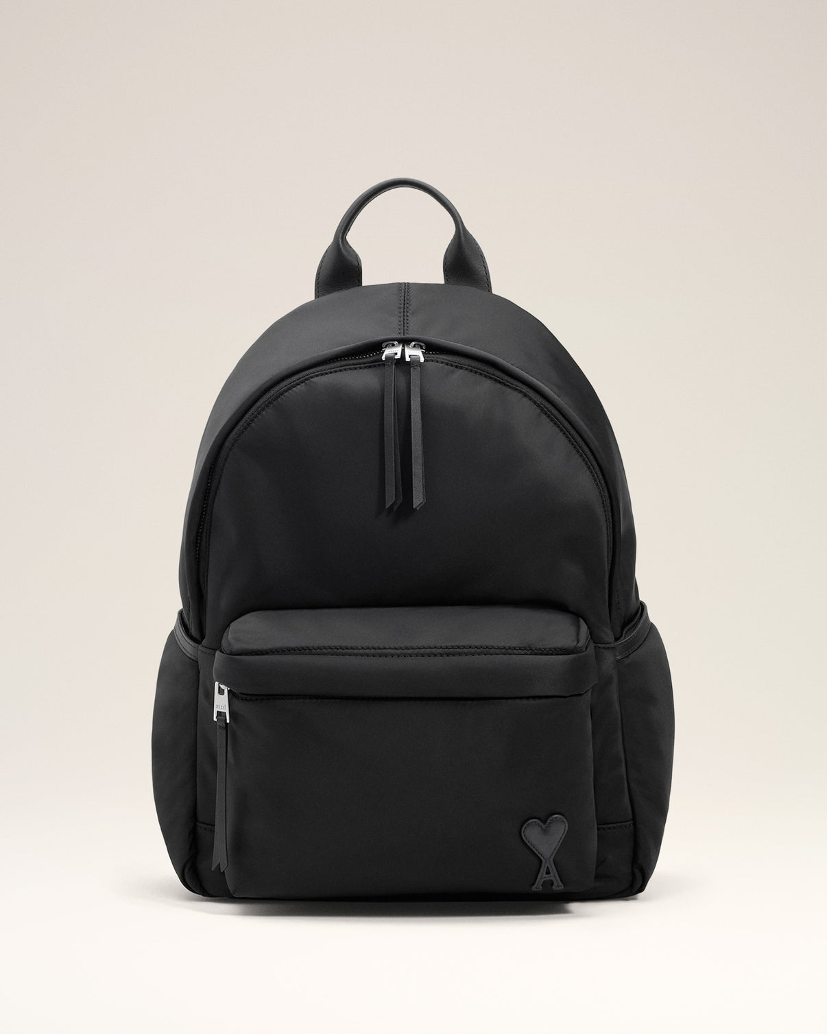 Black Nylon Canvas Marcel Backpack