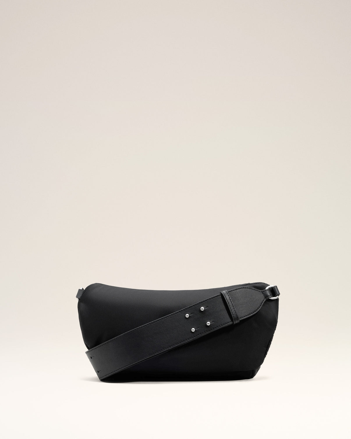 Black Nylon Canvas Marcel Bumbag