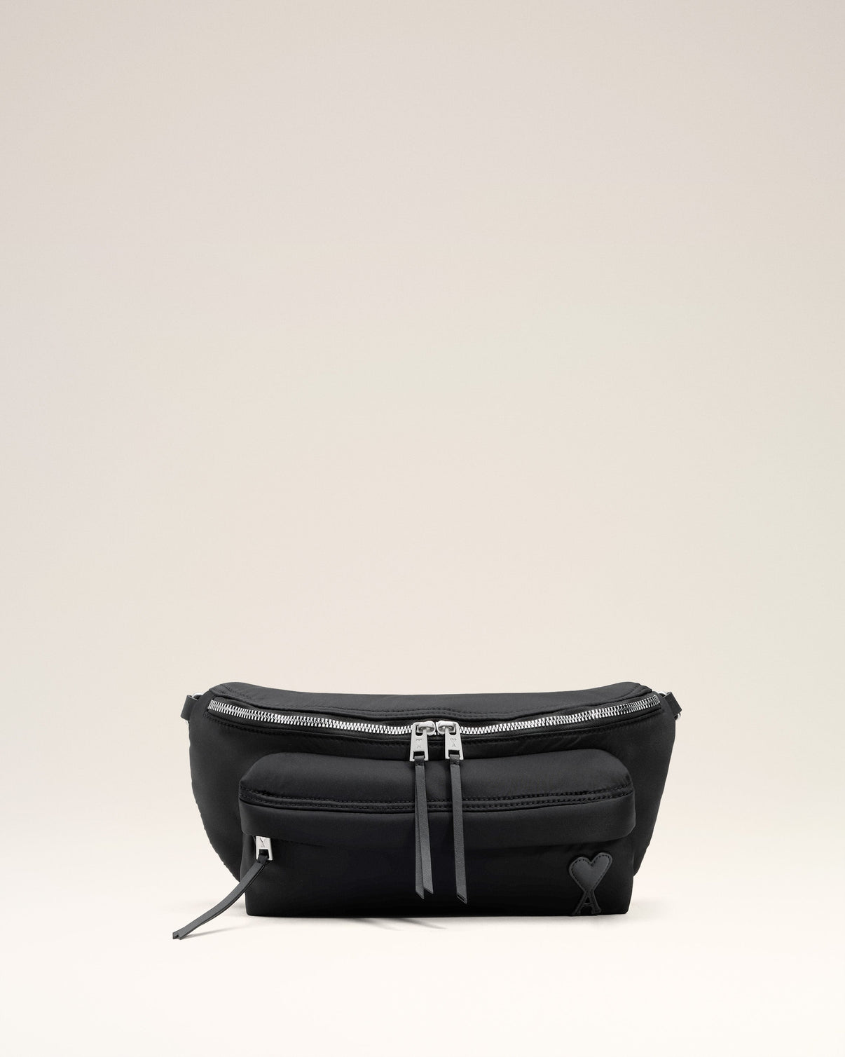 Black Nylon Canvas Marcel Bumbag