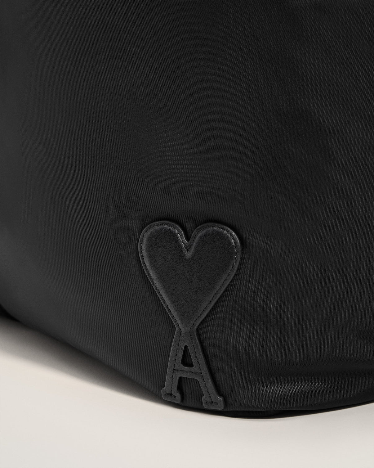 Black Nylon Canvas Marcel Shopping Bag