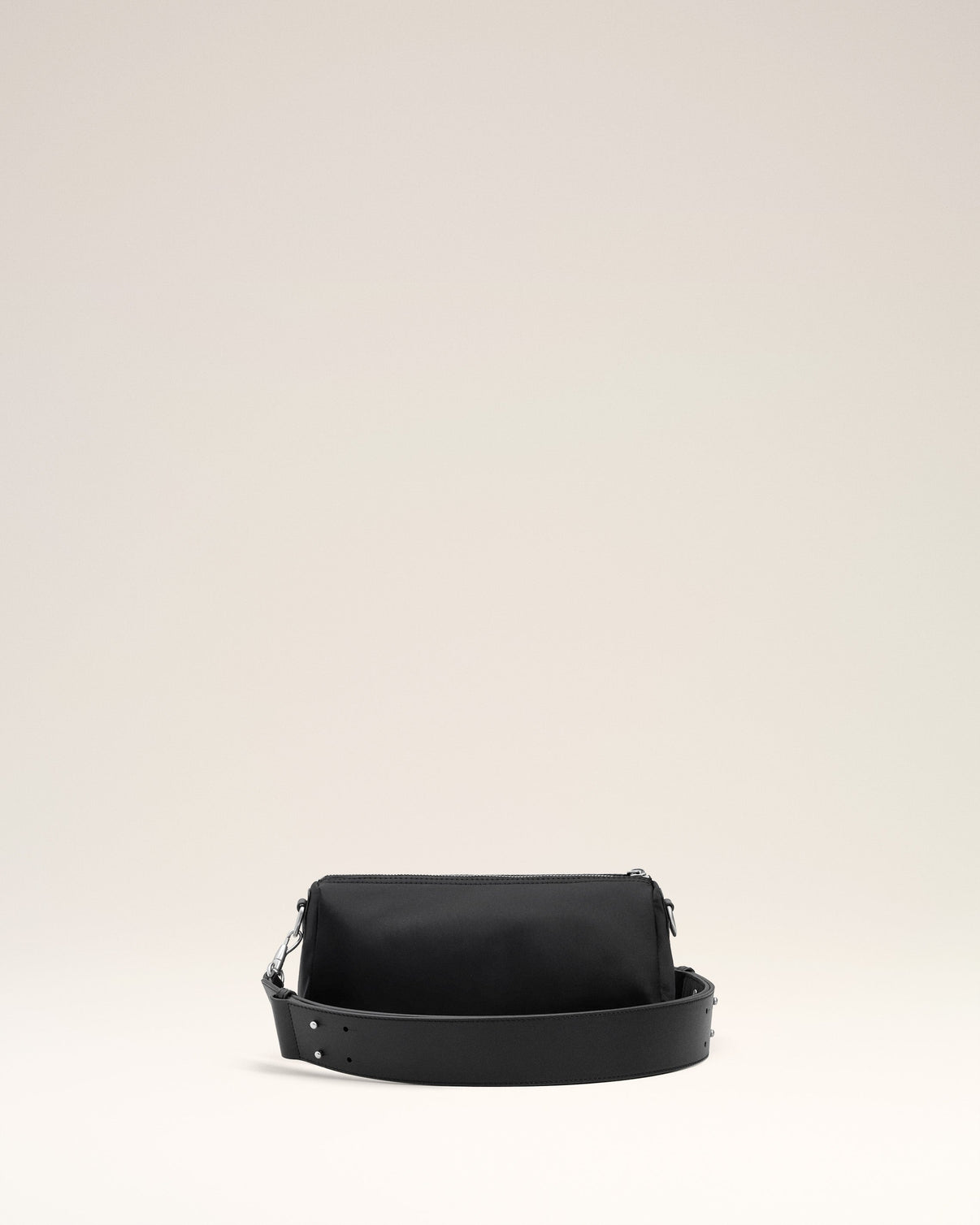 Black Nylon Marcel Bag
