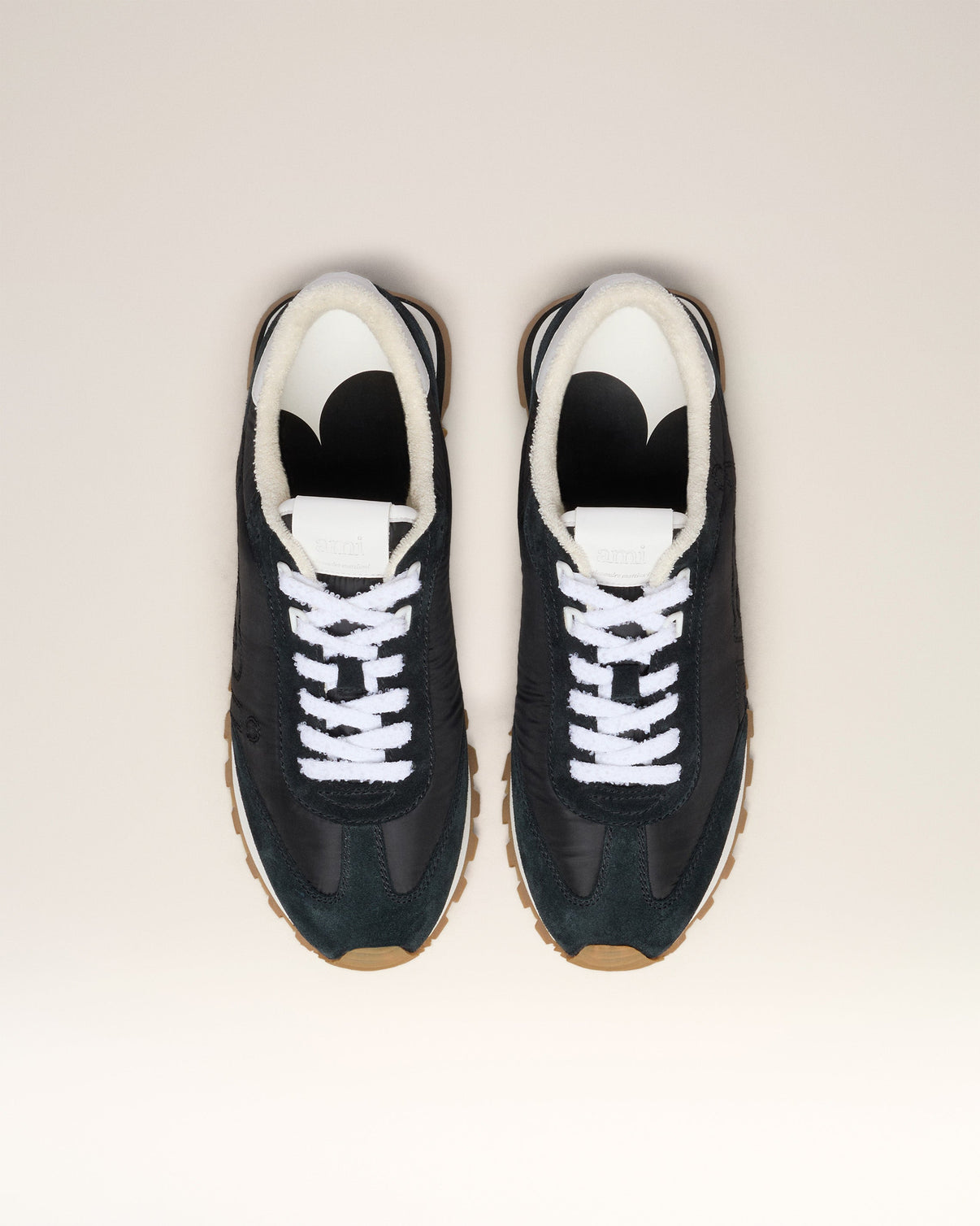 Black Nylon New Rush Sneakers