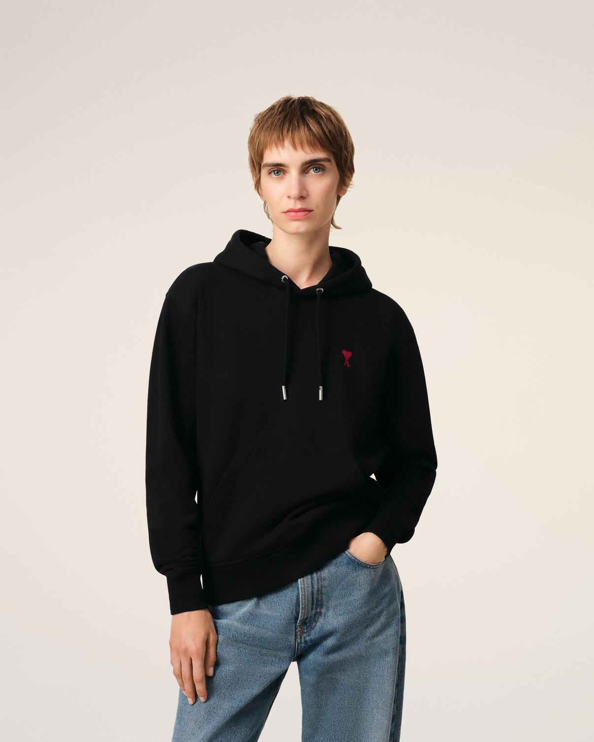 Black Organic Cotton Hoodie