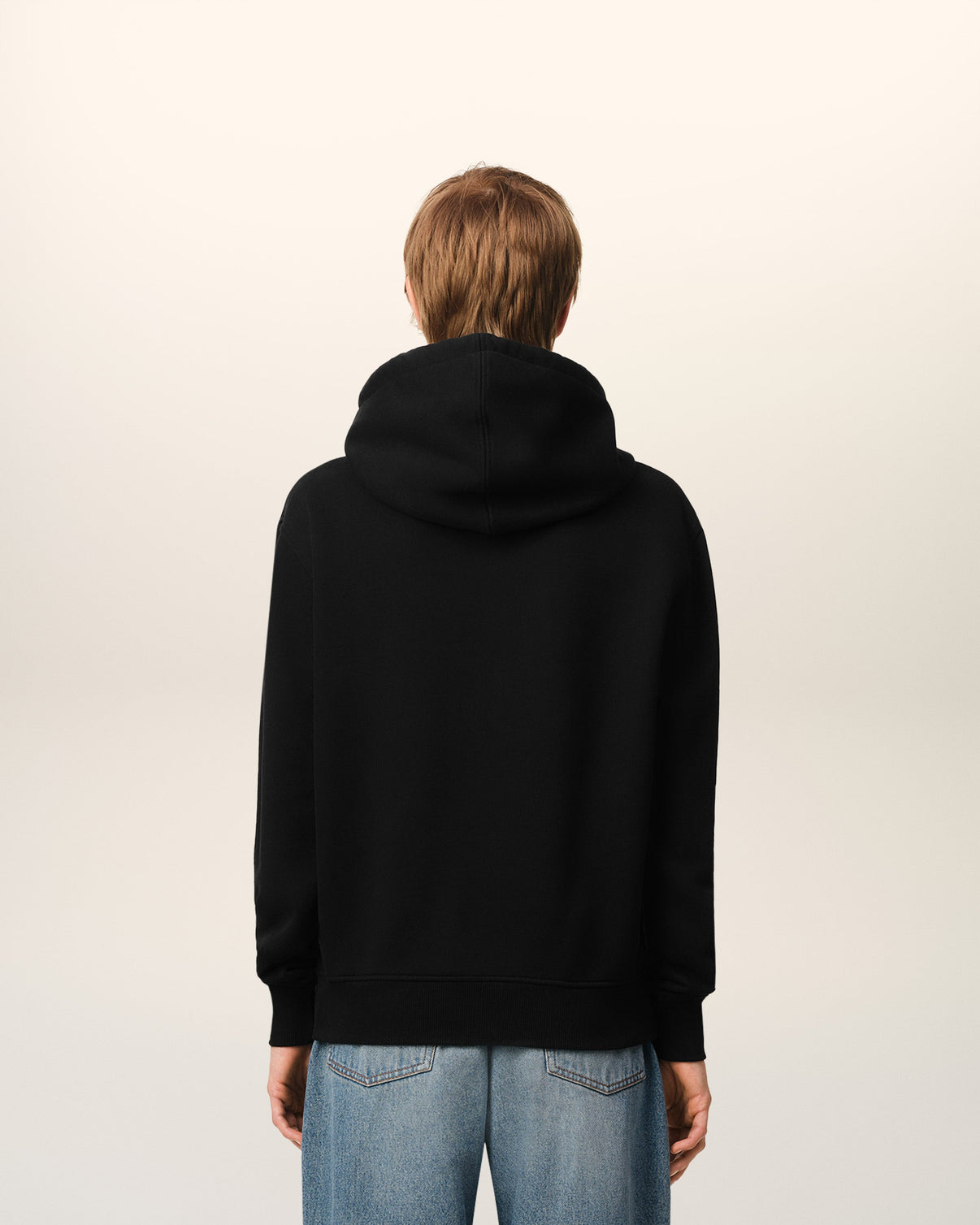 Black Organic Cotton Hoodie