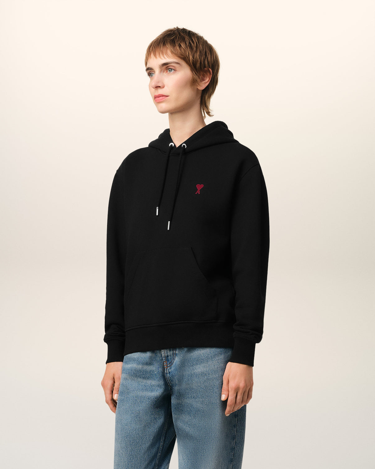 Black Organic Cotton Hoodie