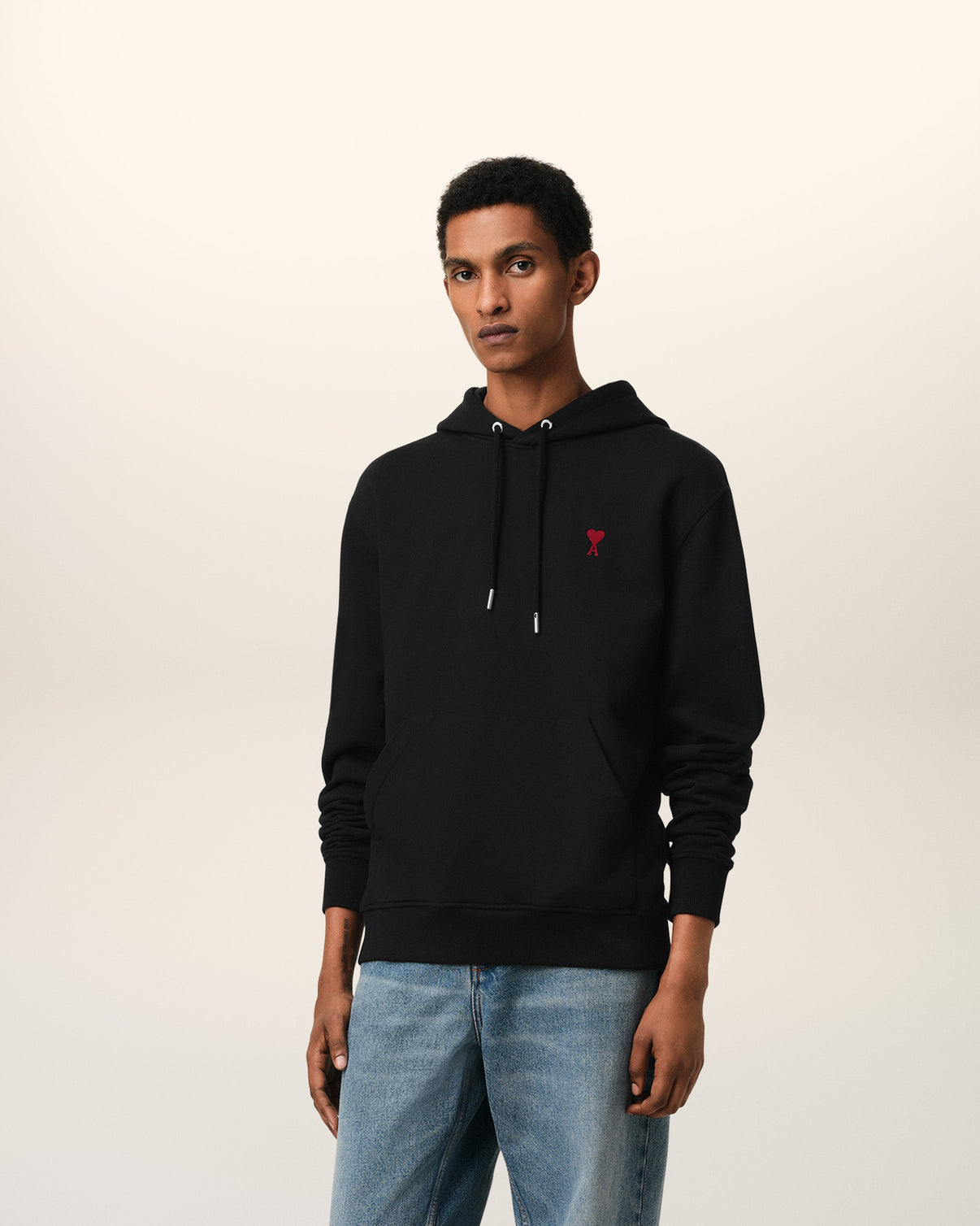 Black Organic Cotton Hoodie