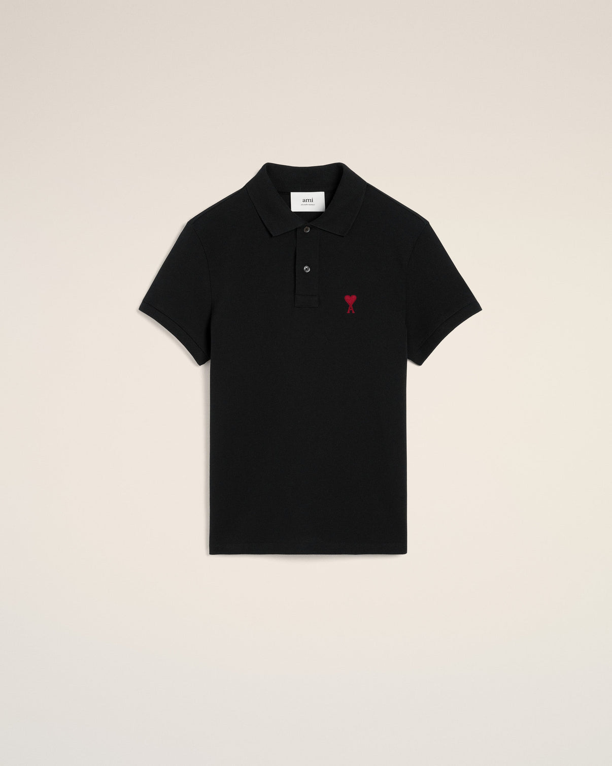 Black Organic Cotton Polo Shirt