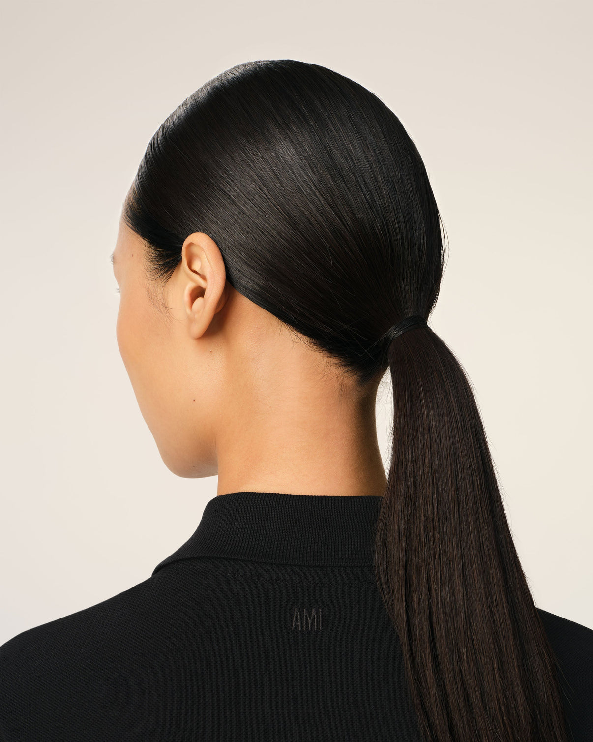 Black Organic Cotton Polo Shirt