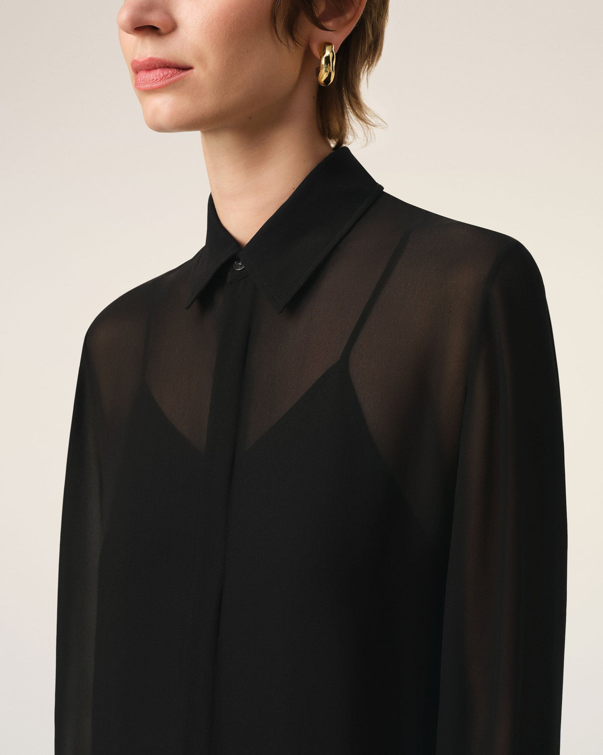 Black Pleated Midi Dress
