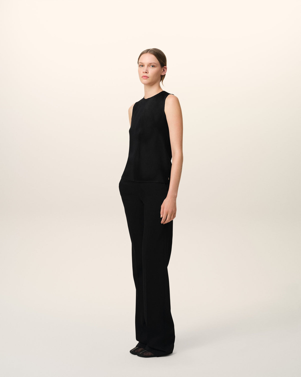 Black Sleeveless Top