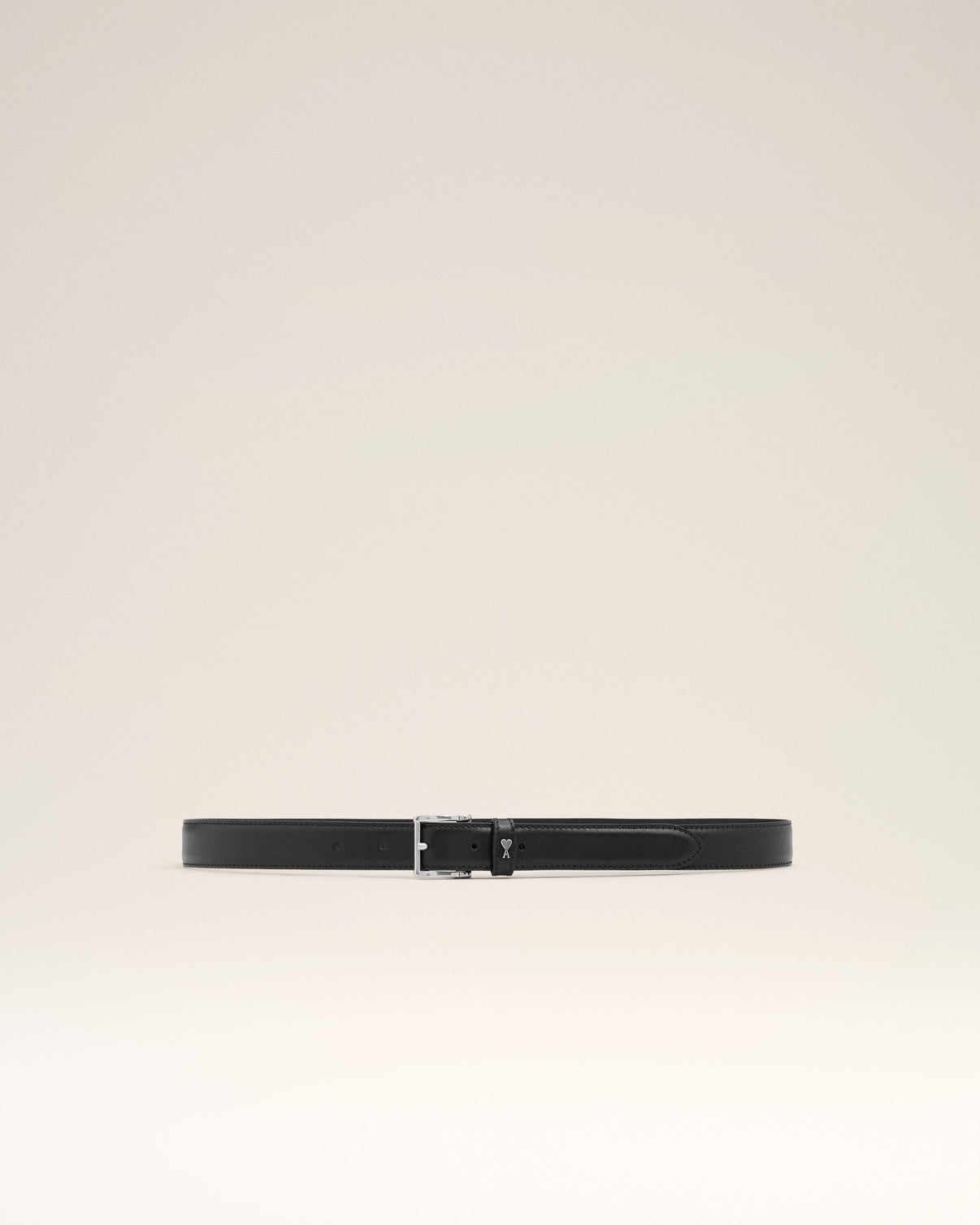Black Smooth Leather Paris Paris 25 Mm Belt