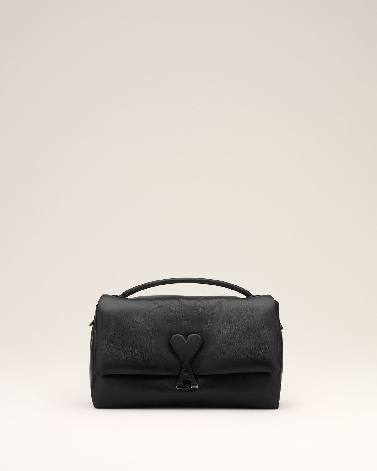 Black Smooth Leather Voulez Vous Bag