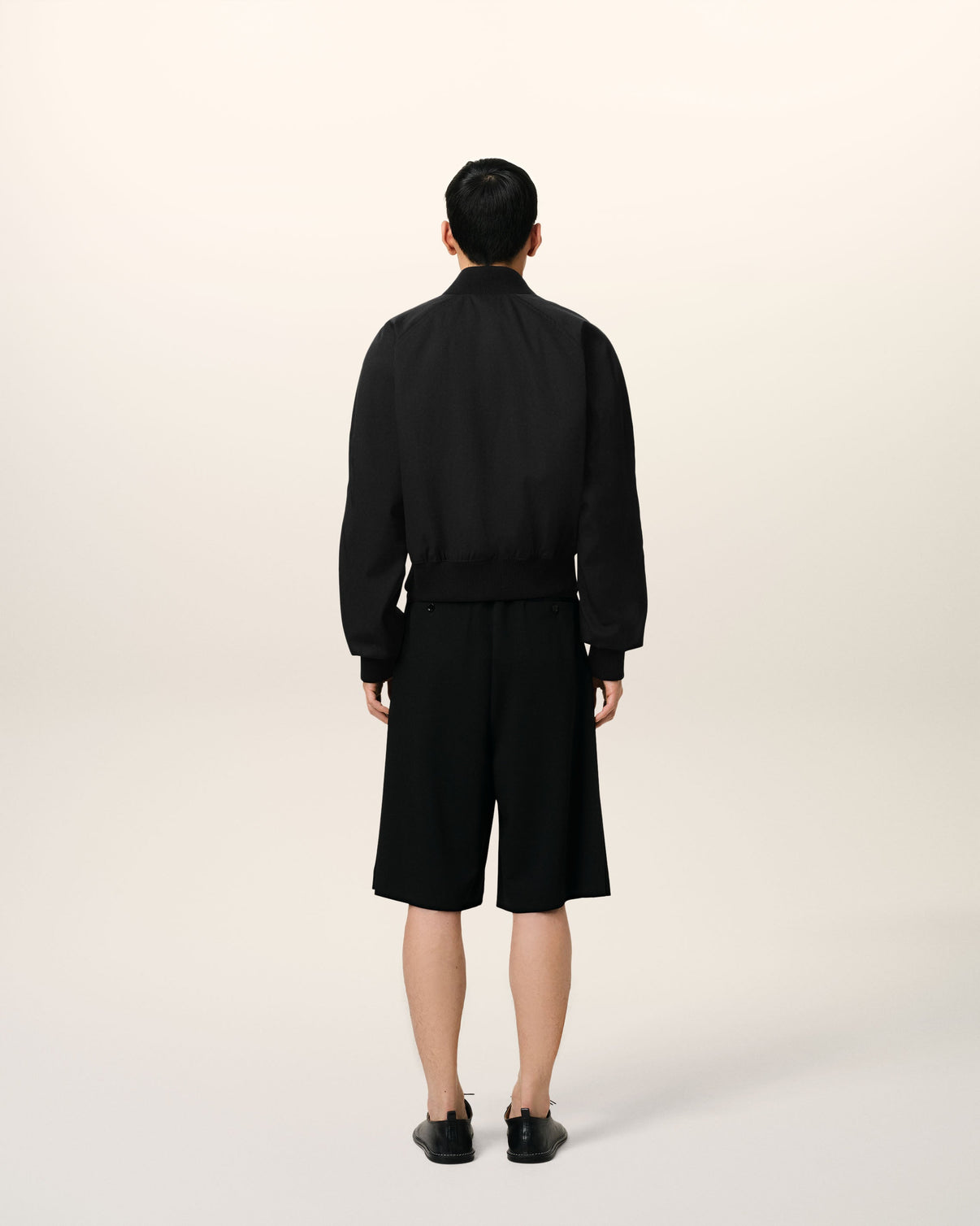 Black Twill Bomber
