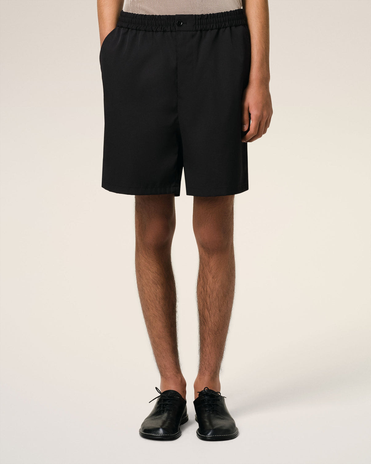 Black Twill Short