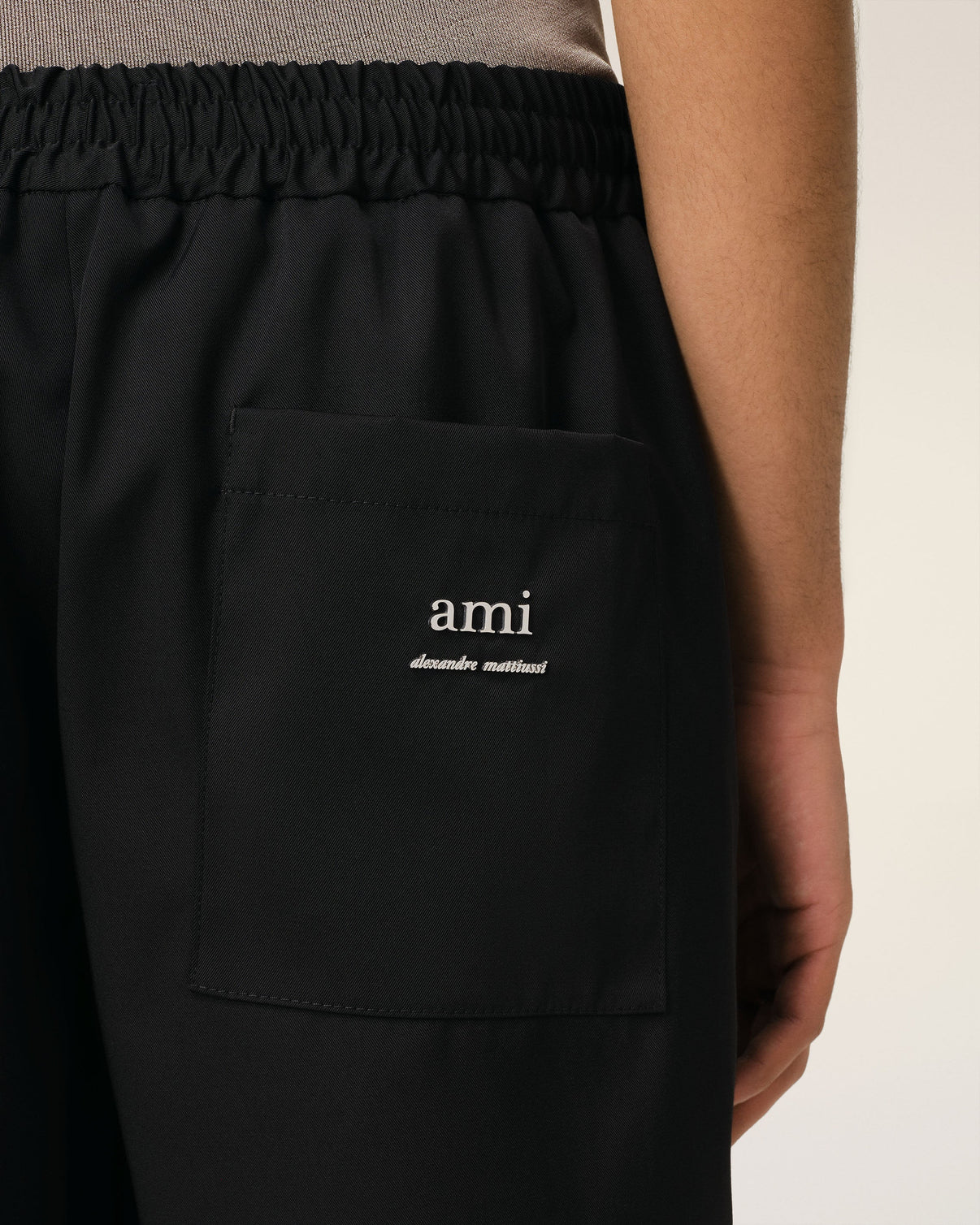 Black Twill Short