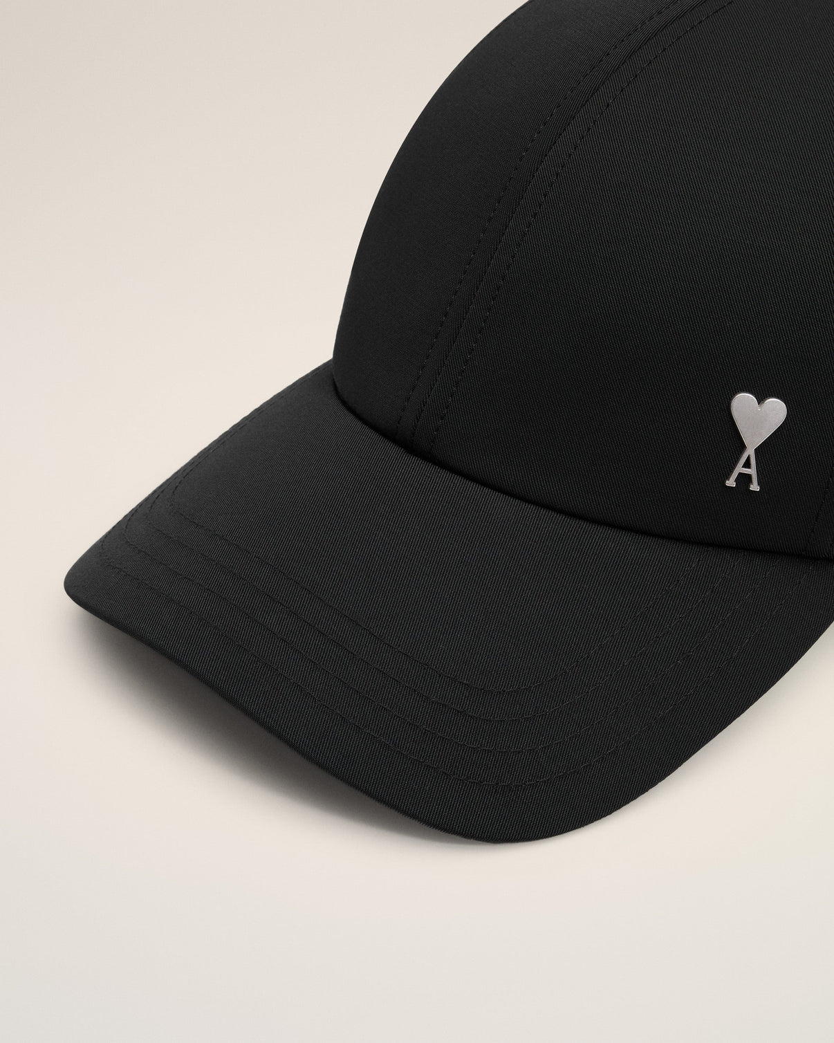 Black Twill Stud Cap
