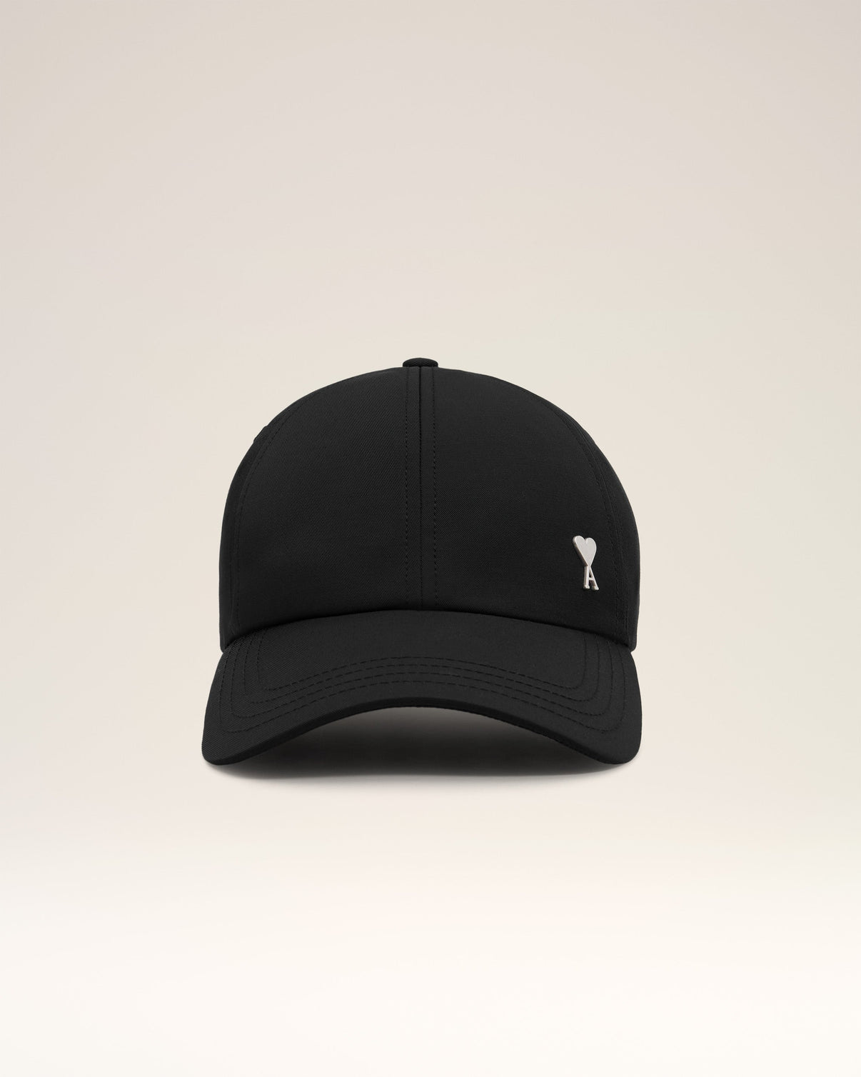 Black Twill Stud Cap