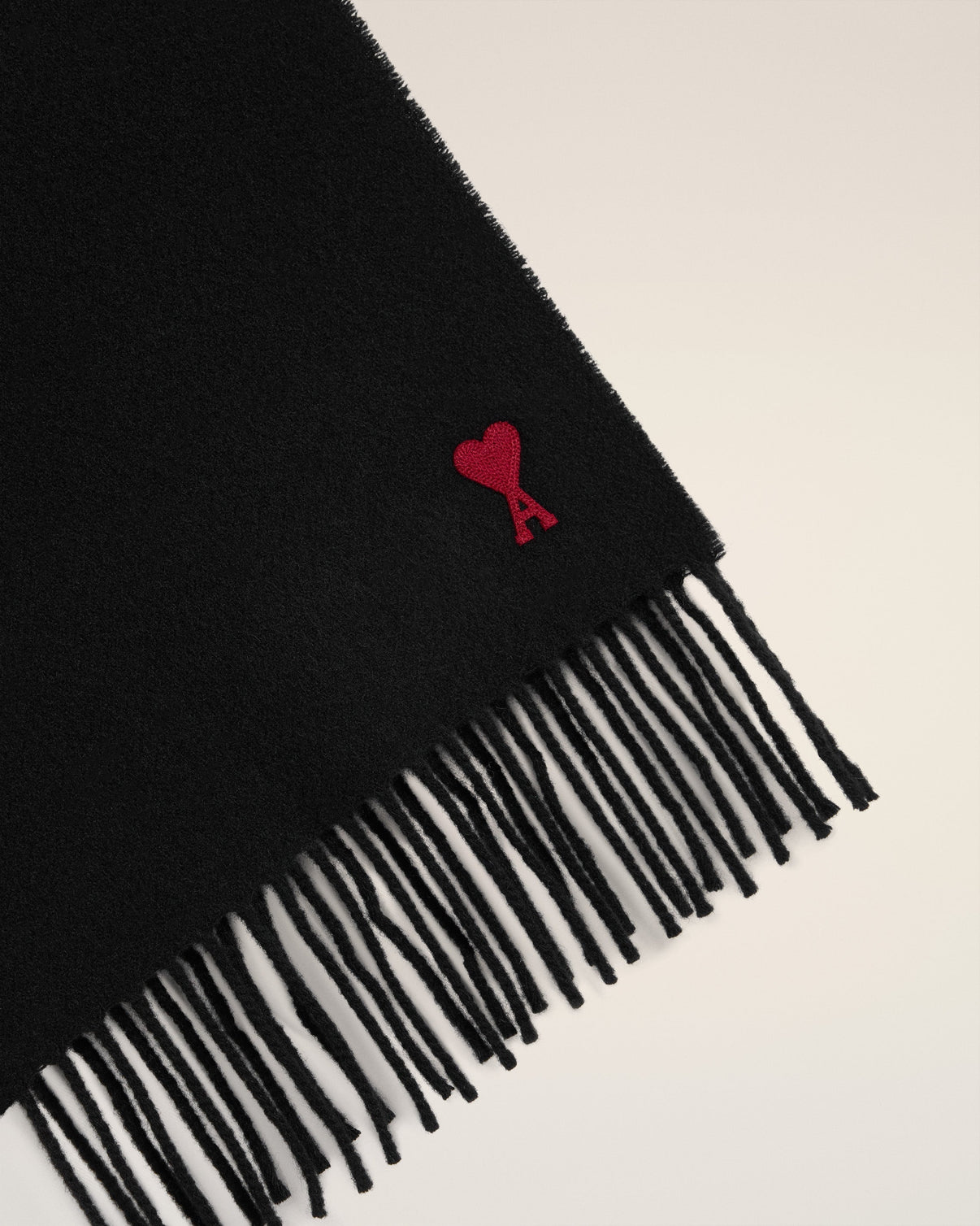 Black Wool Scarf