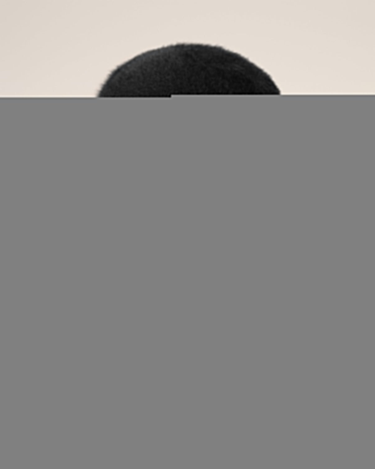 Black Wool Stud Bucket Hat