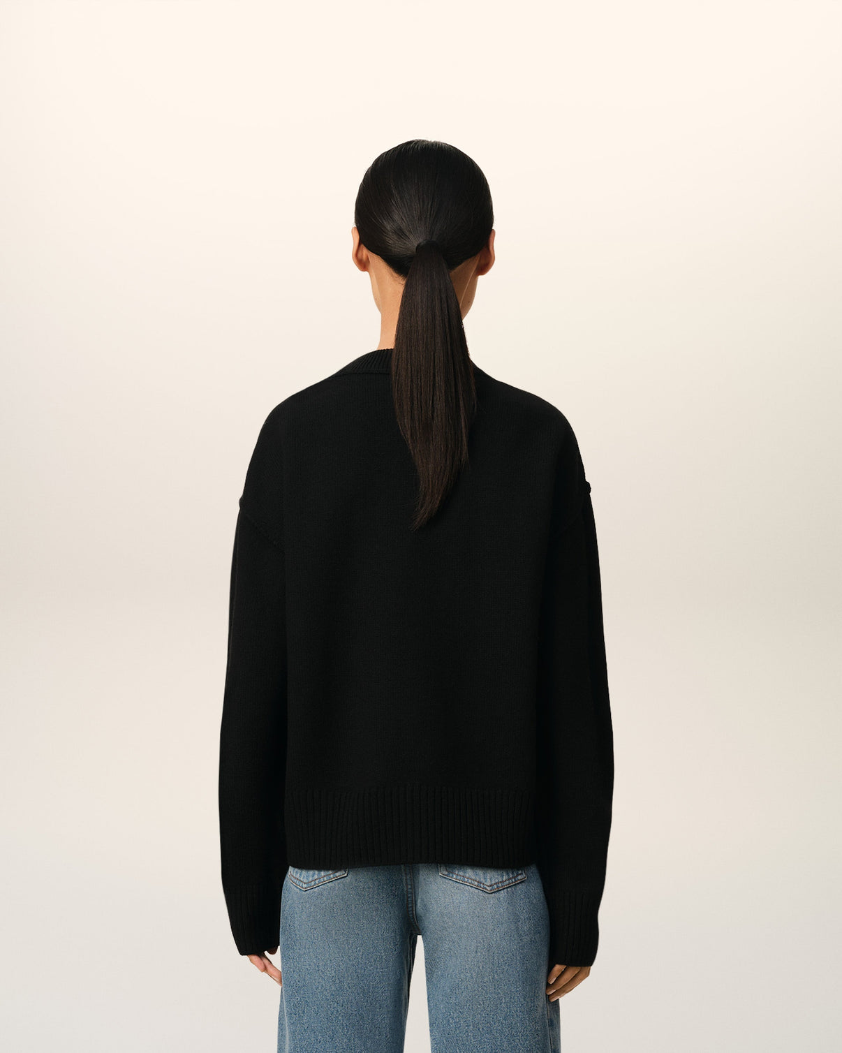 Black Wool Sweater