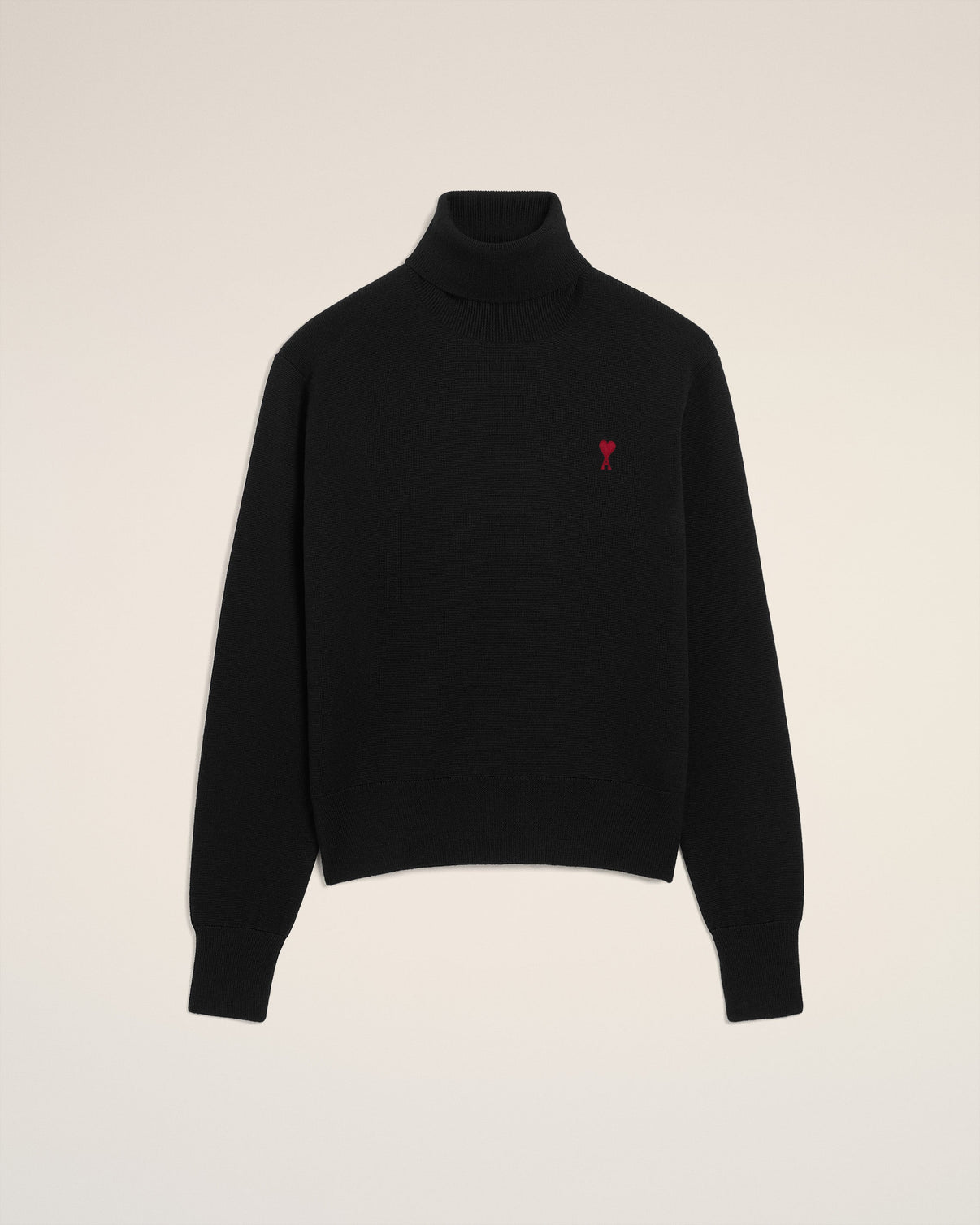 Black Wool Turtle Neck Sweater