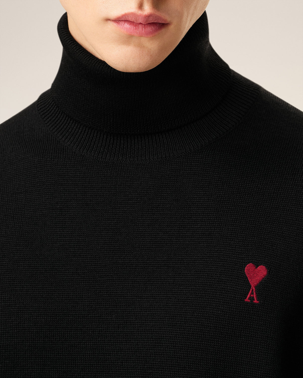 Black Wool Turtle Neck Sweater