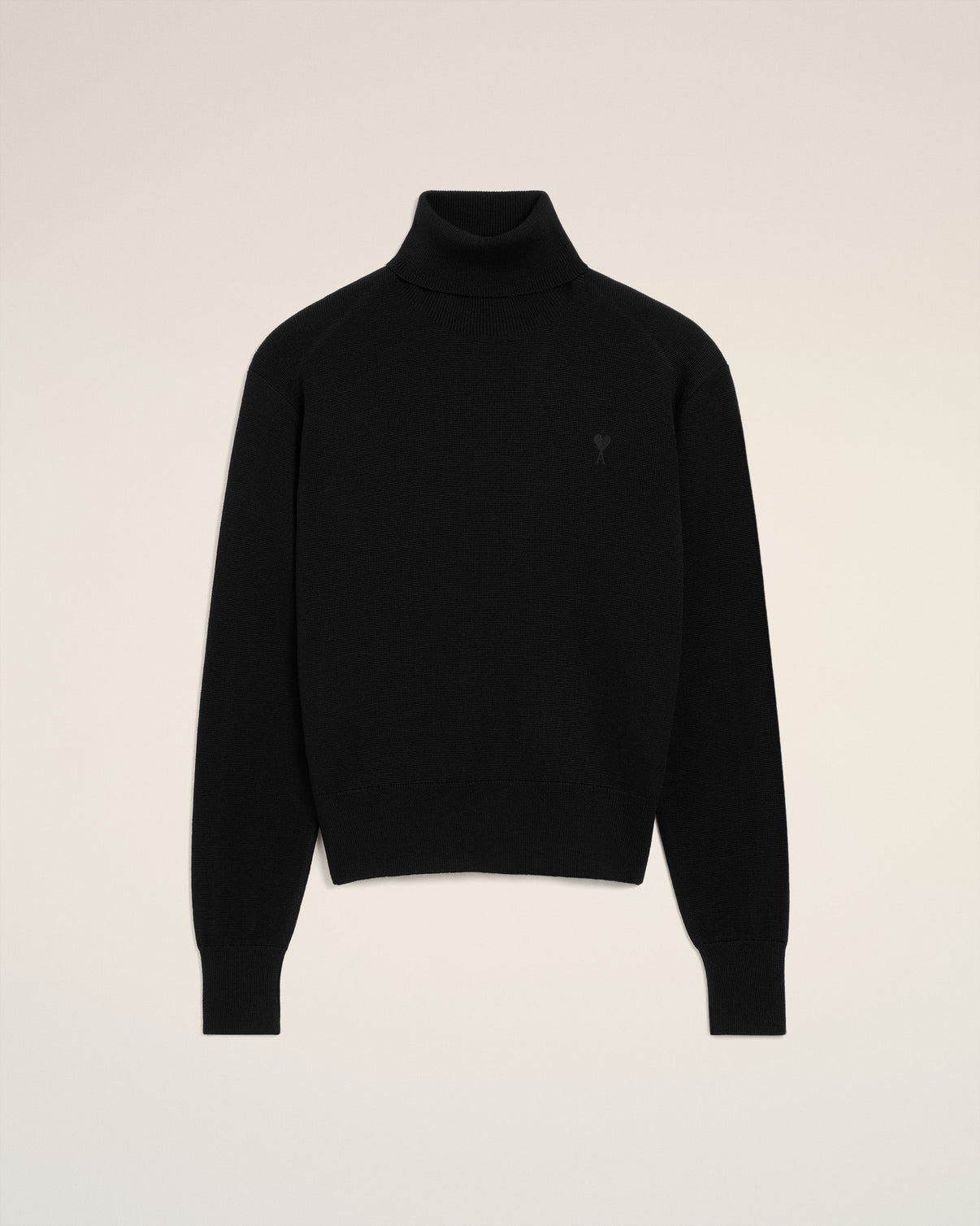 Black Wool Turtle Neck Sweater