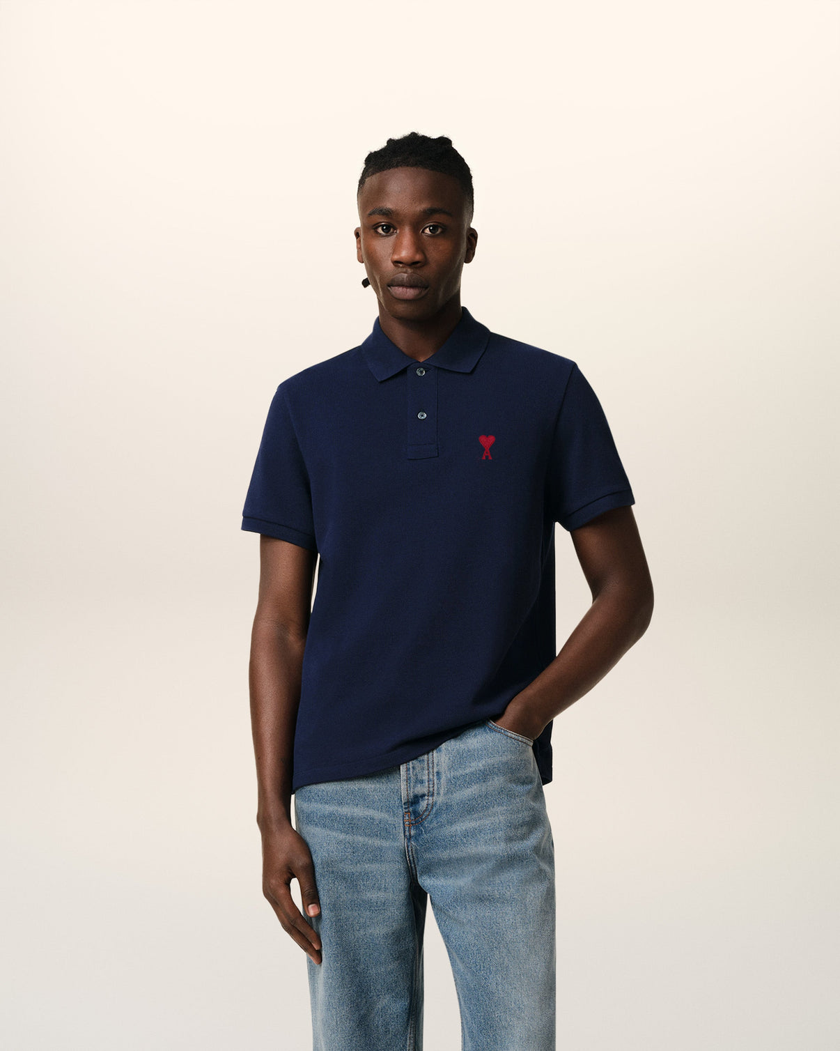 Bleu Organic Cotton Polo Shirt