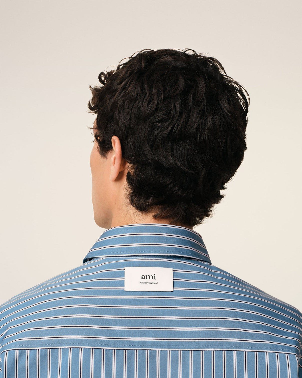 Blue Cotton Boxy Fit Shirt