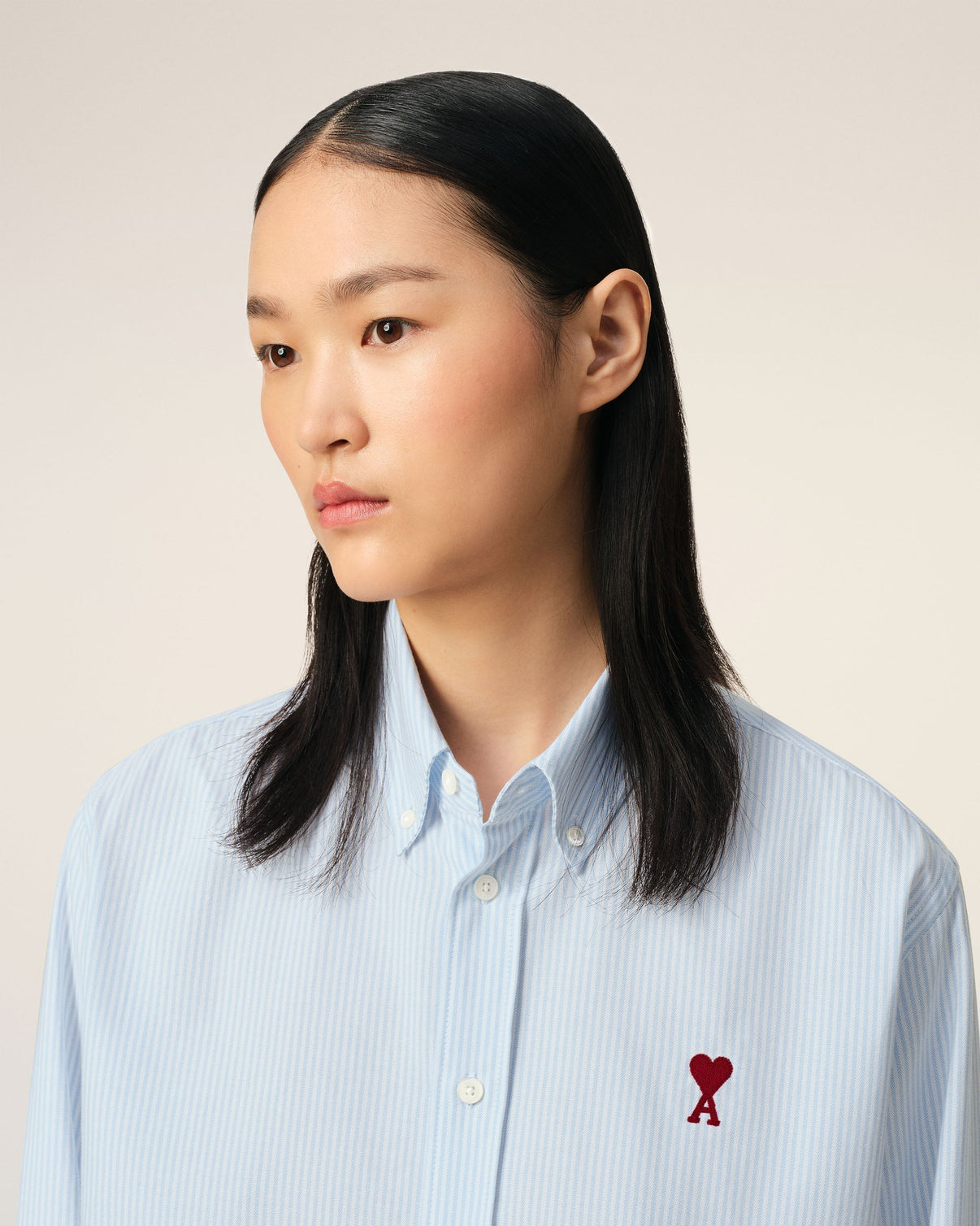 Blue Cotton Button Down Shirt