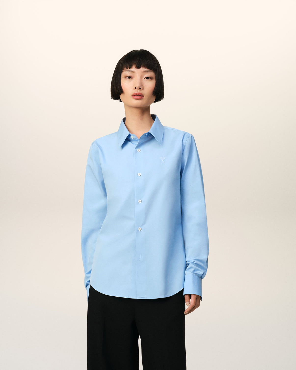 Blue Cotton Classic Shirt