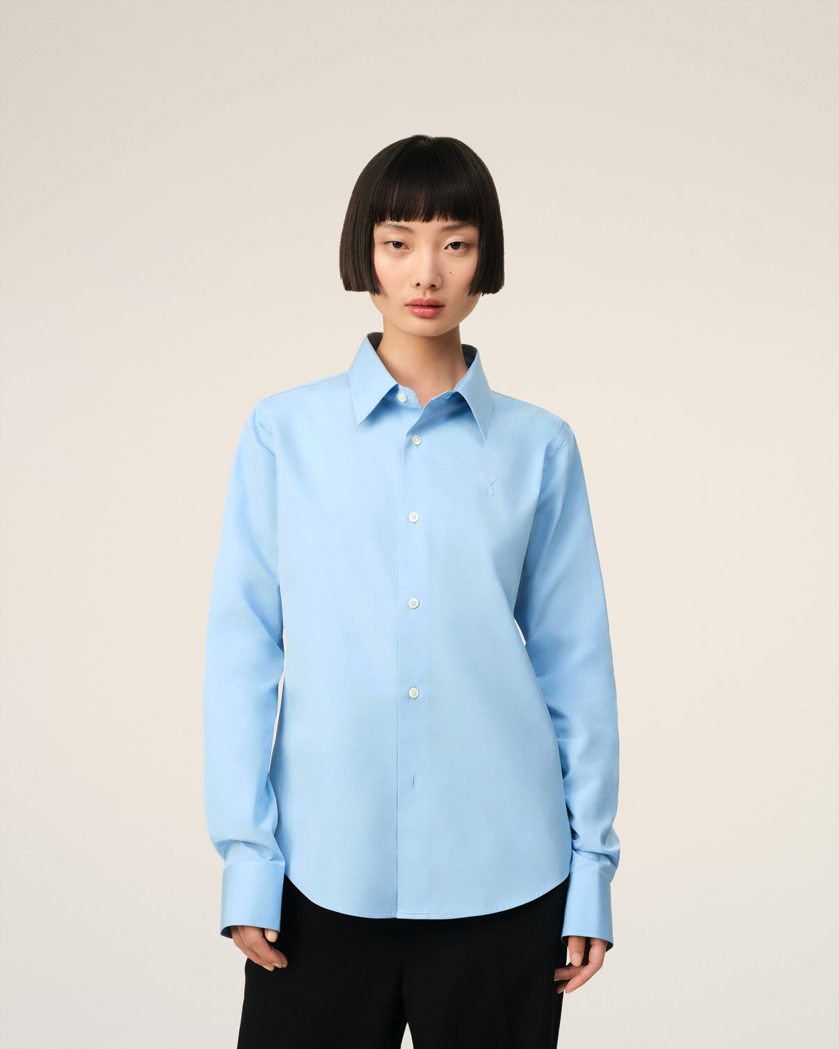 Blue Cotton Classic Shirt