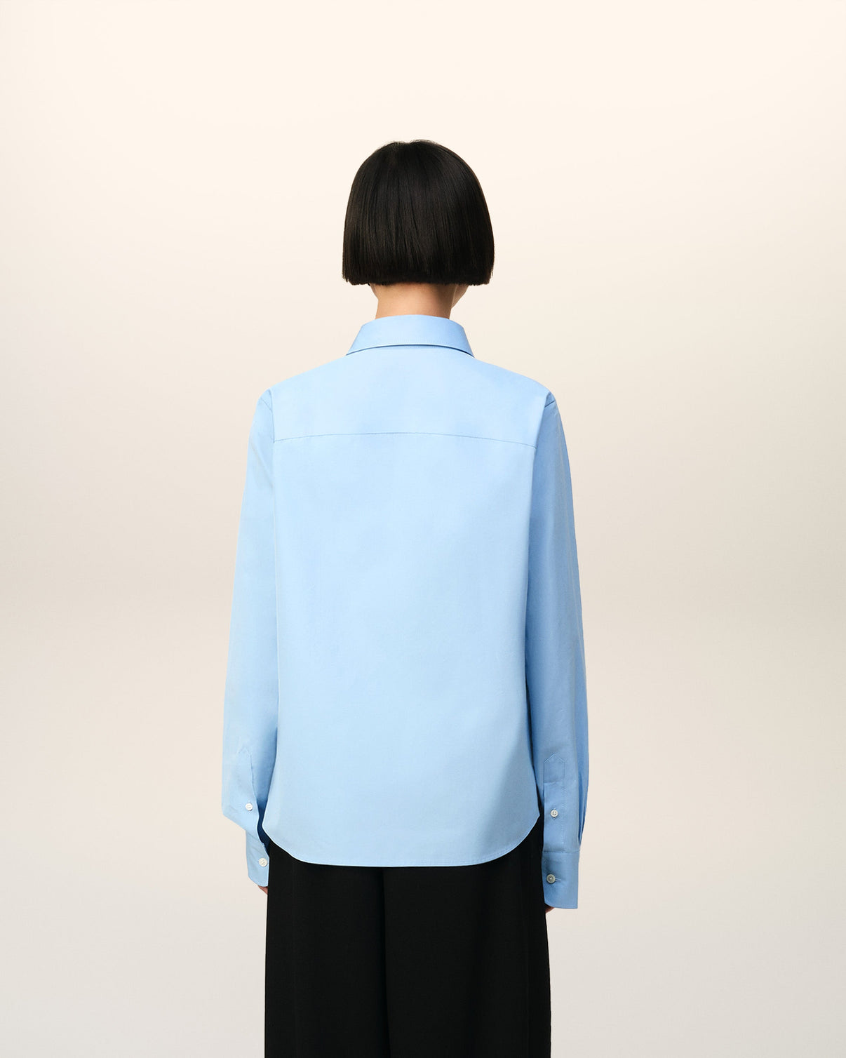 Blue Cotton Classic Shirt