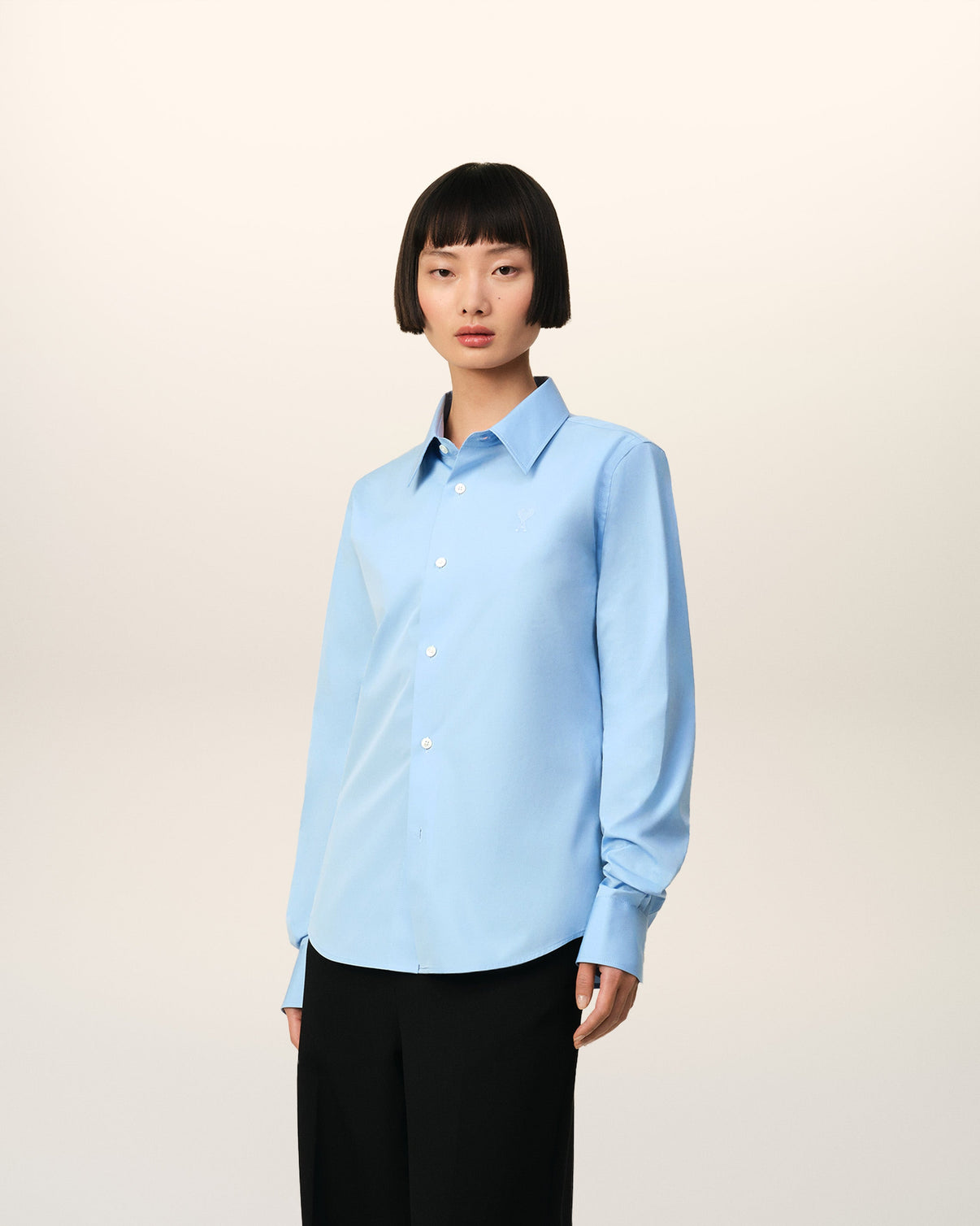 Blue Cotton Classic Shirt