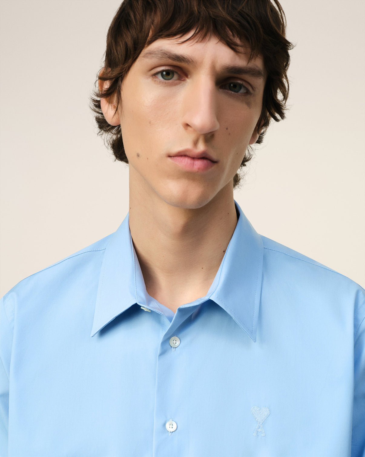 Blue Cotton Classic Shirt