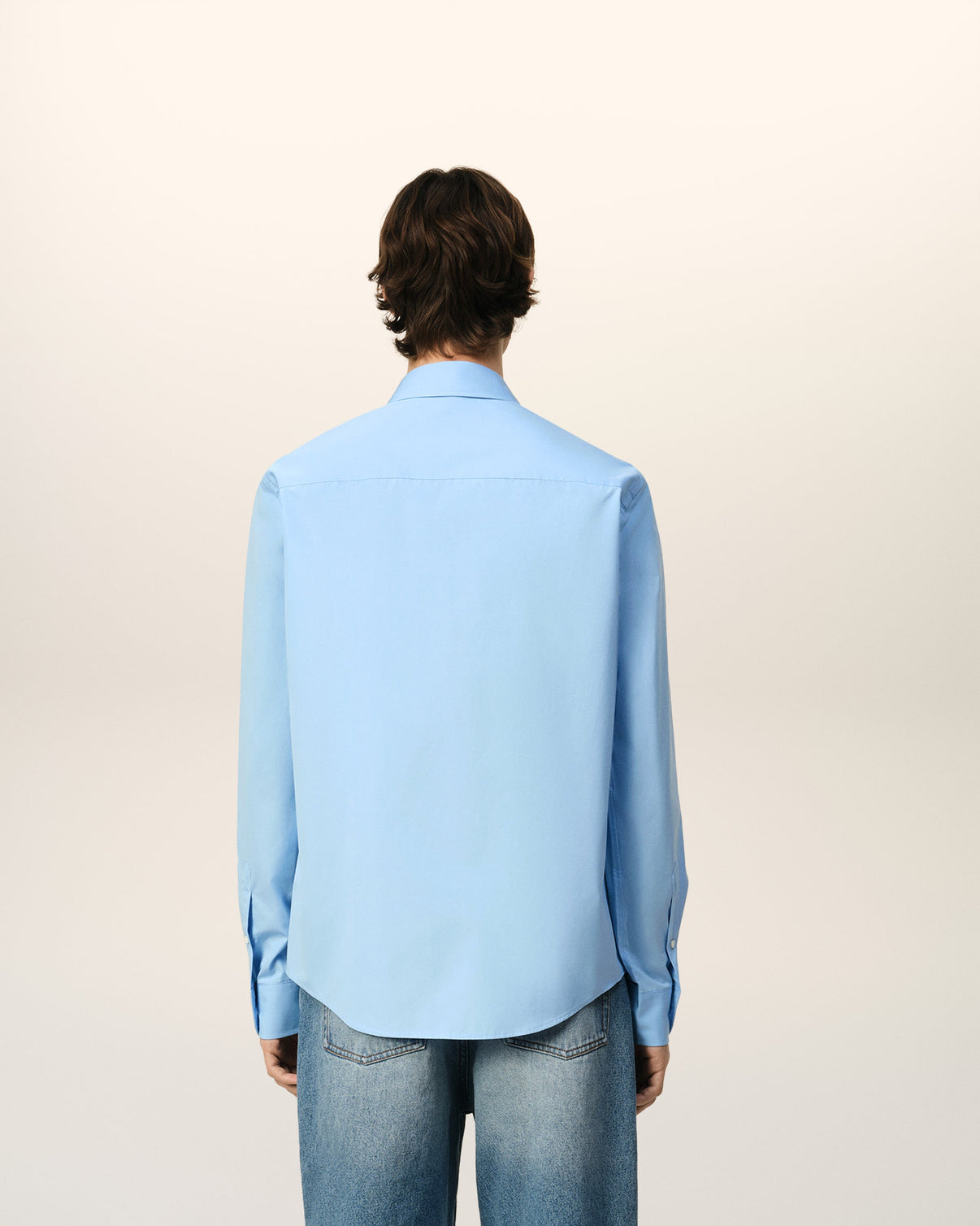 Blue Cotton Classic Shirt