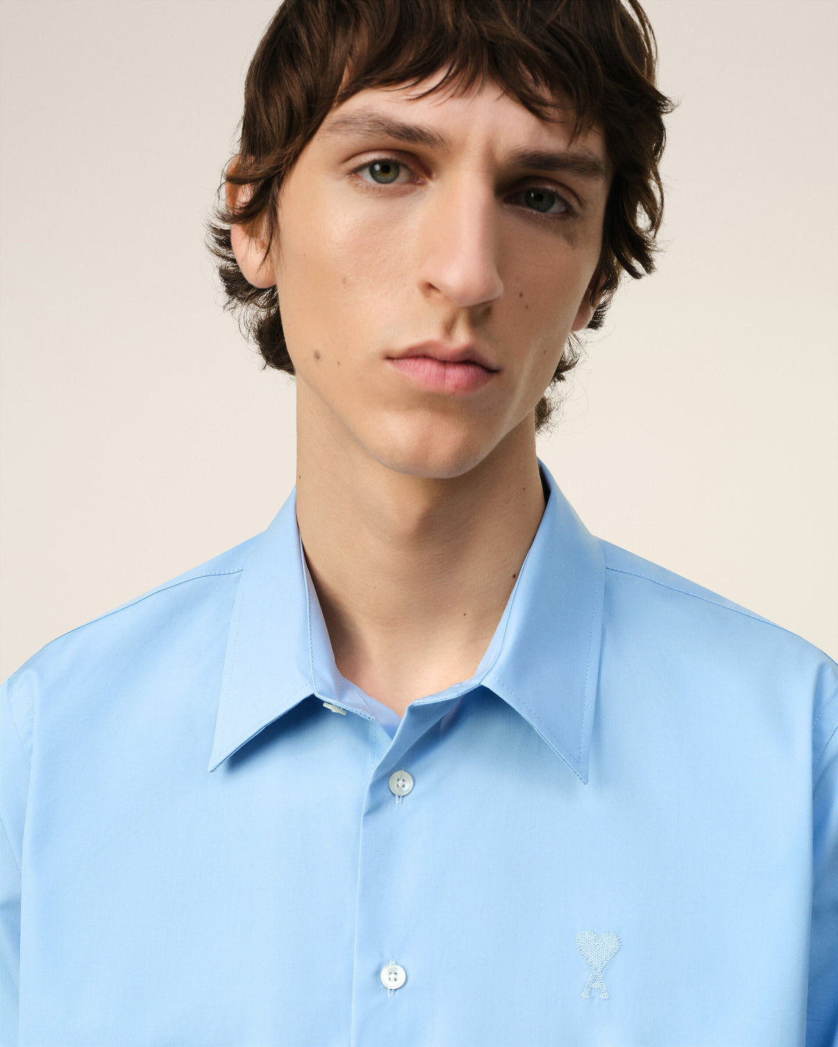 Blue Cotton Classic Shirt