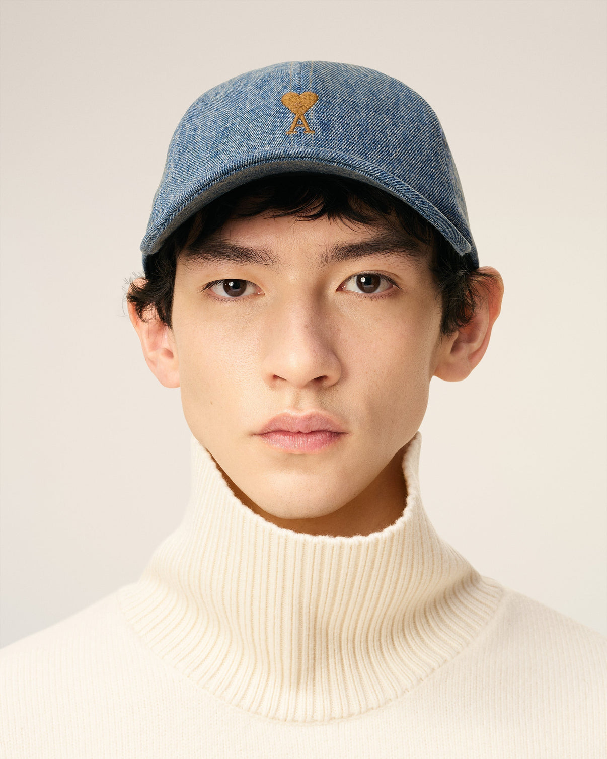 Blue Cotton Embroidery Cap