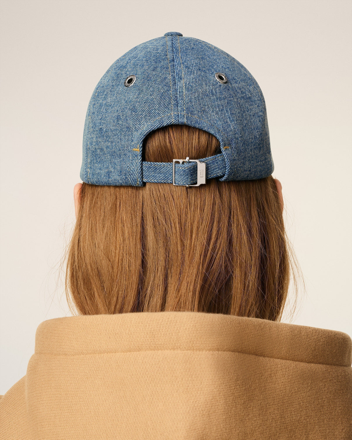 Blue Cotton Embroidery Cap