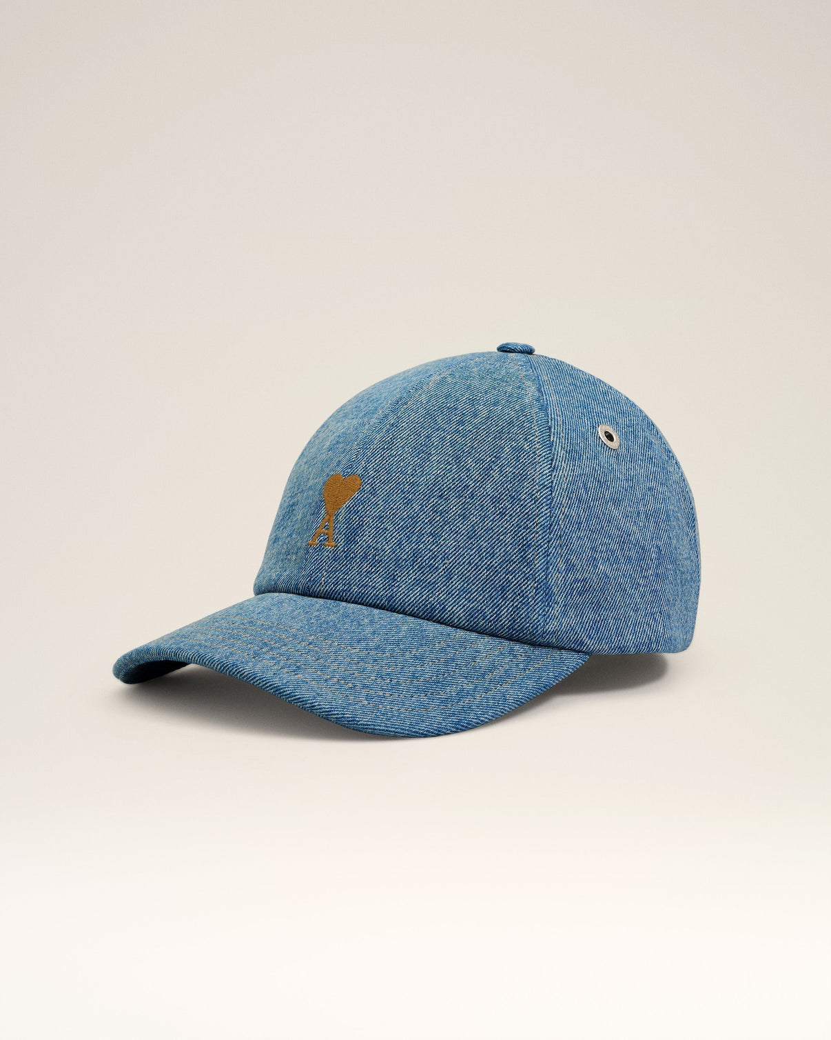 Blue Cotton Embroidery Cap