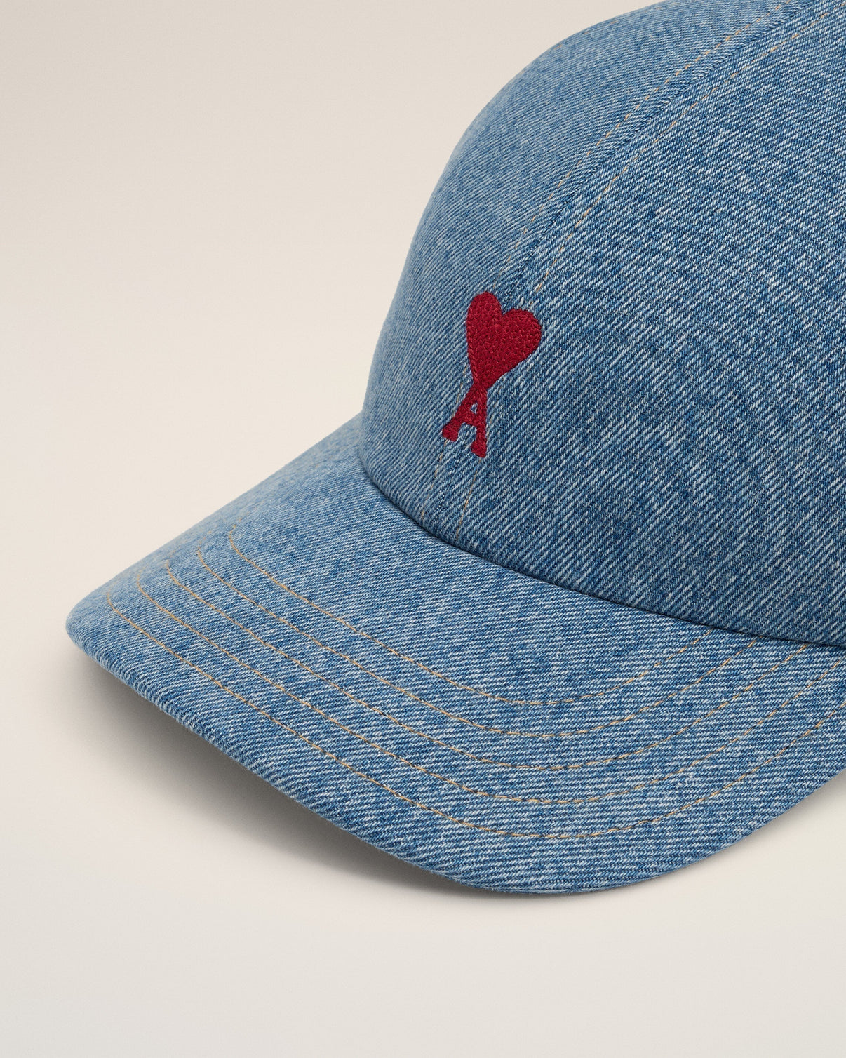 Blue Cotton Embroidery Cap