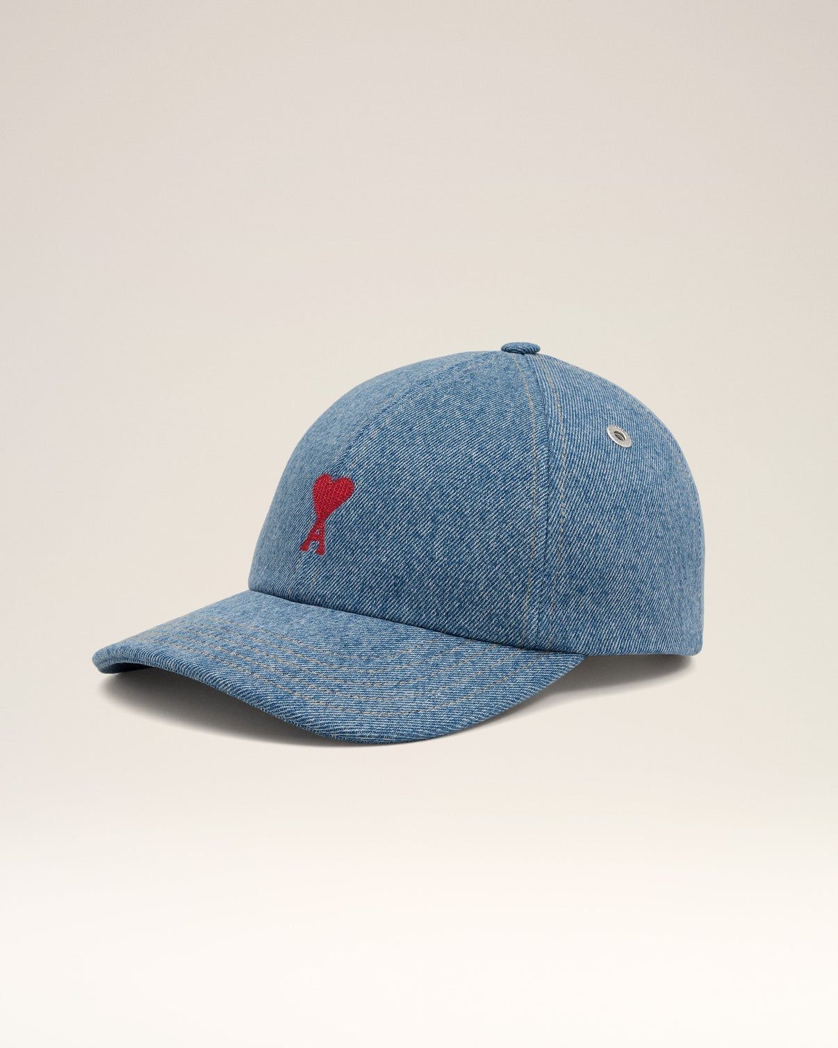 Blue Cotton Embroidery Cap